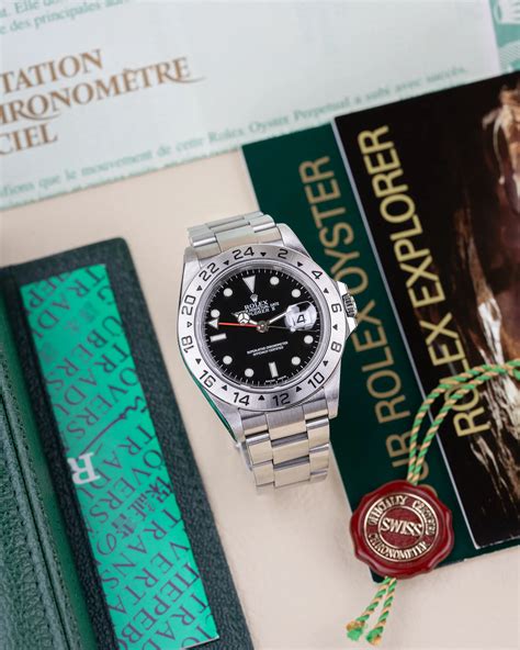 certificato rolex explorer ii 16570 anno 1990|rolex explorer ii 16570.